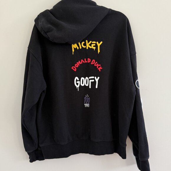 H&M X DISNEY 100 - Mens - Hoodie - Large - Black - Picture 4 of 5